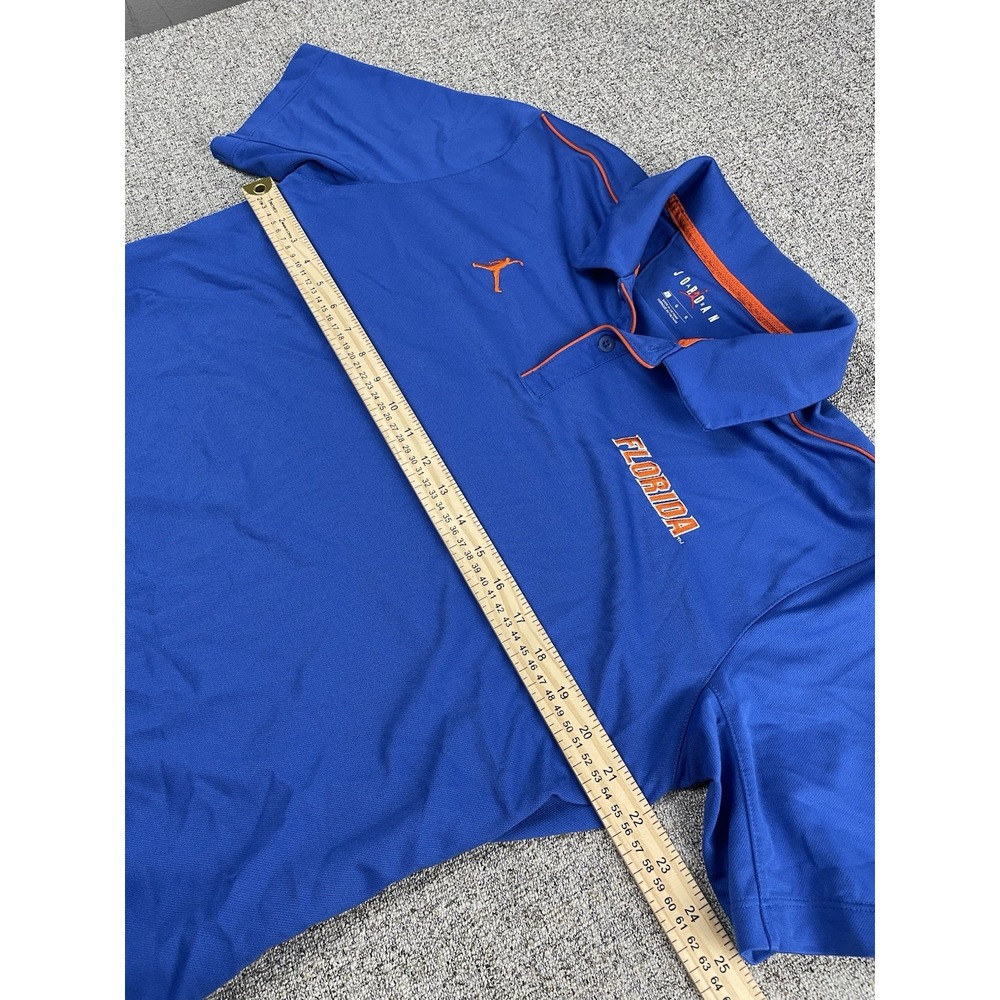 Nike Jordan Brand Florida Gators Basketball Polo Golf Shirt Dri-Fit Large UF - Picture 8 of 8
